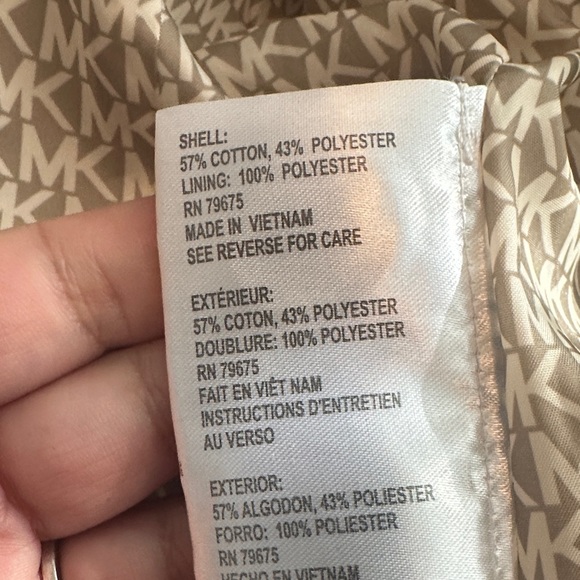 Michael Kors Beige Trench Coat - Picture 8 of 8